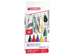 Viltstift edding 4500 textiel rond 2-3mm basis assorti