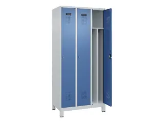 locker voor scheiding van kleding,HxBxD 1950x900x500mm,3vak - 1
