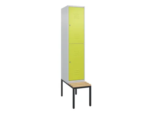 Dubbeldekse dekenkist,HxBxD 2120x400x815mm,1x2vak.,vak B 400mm