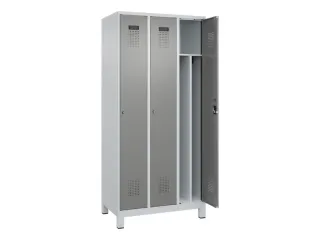locker voor scheiding van kleding,HxBxD 1950x900x500mm,3vak - 1