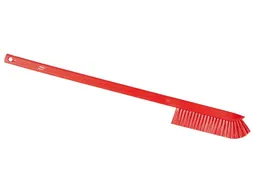 Vikan Hygiene precisieborstel lange steel 600mm medium vezels Rood