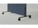 OUTLET Silva verrijdbaar akoestisch whiteboard blauw 200x120cm