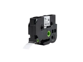 Labeltape Brother Compatible Tze-241 19Mm Zwart op Wit - 2