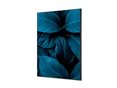 Wanddecoratie Textiel Set A2 Botanische Bladeren Blauw