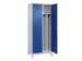 armoire vestiaire noir et blanc,HxlxP 1950x800x500mm,2compart.