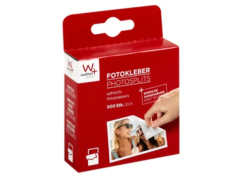 Fototape walther design 13x17mm wit 500 stuks