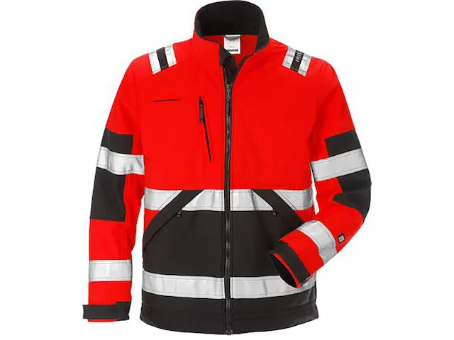 Softshell 4083 WYH Rouge/noir, Taille EL