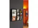 OUTLET wandfolderhouder,HxBxD 650x227x95mm,v. 5xDIN A5,plank(en) trans
