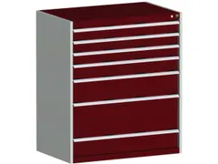 Ladekast 1200x1050x650mm 7laden 200kg Kleur Ral3004