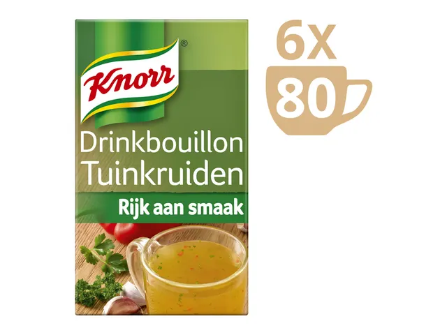 Drinkbouillon Knorr tuinkruiden SOep 175 ml 80 stuks