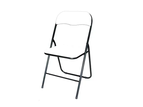 Klapstoel Wit Zwart FC100                       