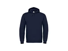B&C ID.003 sweater met capuchon, marineblauw, maat M, per stuk