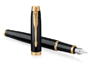 Vulpen Parker IM Black Lacquer GT Finish Medium Blauwe inkt - 7