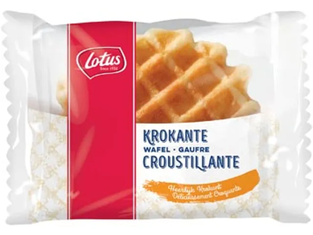 Krokante Wafeltjes Pak Van 120 Stuks Individueel Verpakt