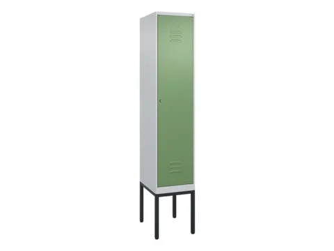 locker,HxBxD 2120x400x500mm,1vak,vak B 400mm,cil.-slot,voetonderstel