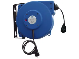 Kunststof Slanghaspel Schuko Kabel L 25M - 3