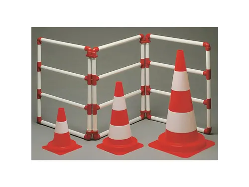 Verkeerskegel klasse 2 50 cm oranje/wit, per stuk