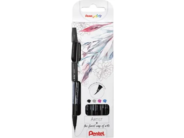brushpen Artist, kartonnen etui met 4 stuks