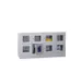 Armoire Multicases Portes Vitrées Hxlxp 855X1630X500Mm 8Cases Largeur