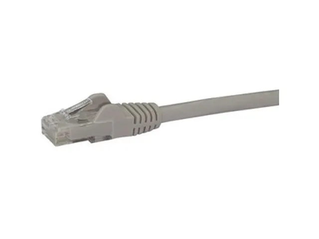 22.86 cm grijs snagless Cat6 UTP patchkabel