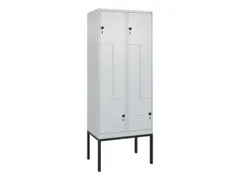 armoire vestiaire Z HxlxP 2120x800x500mm larg. compart. 200/400mm