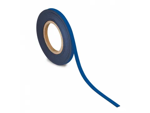 Magneetband Blauw beschrijf wisbaar 10mx10mmx1mm