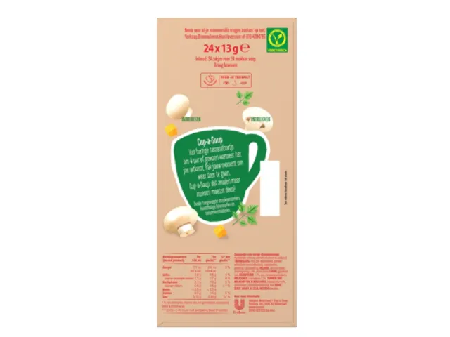 Cup a Soup Knorr champignon crème 140ml Soep doos 24 stuks
