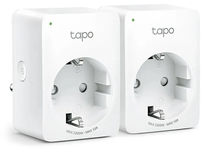 Tp-Link Mini Smart Wlan Power Outlet (2) Tapo P100 Ac 220-240 V 50/60