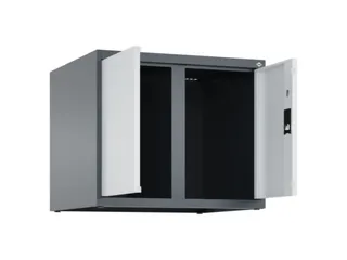 opzetkast,v. locker,2vak.,vak B 300mm,HxBxD 500x600x500mm,vleugeldeur - 2