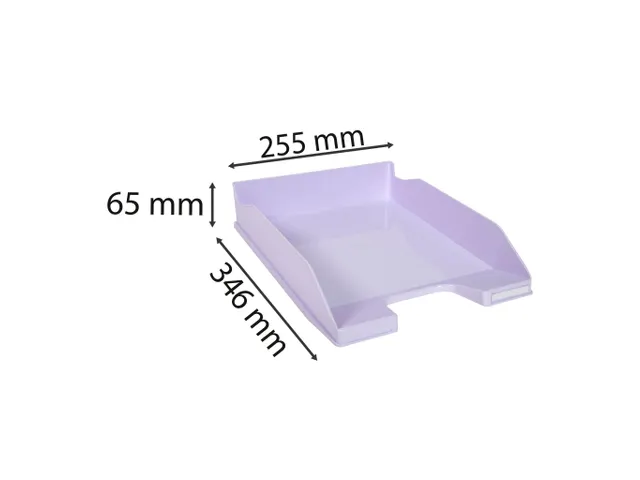 Brievenbak COMBO Pas tel mauve glossy