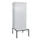 PBM-locker met bank,HxBxD 2120x800x815mm,2vak,vak B 400mm,cil.-slot