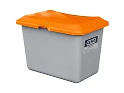 strooigoedbak,400l,HxBxD 670x1210x820mm,GVK,grijs,deksel oranje