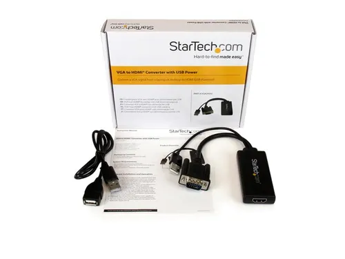 Vga-naar-hdmi-adapter Met Usb-audio & -voeding