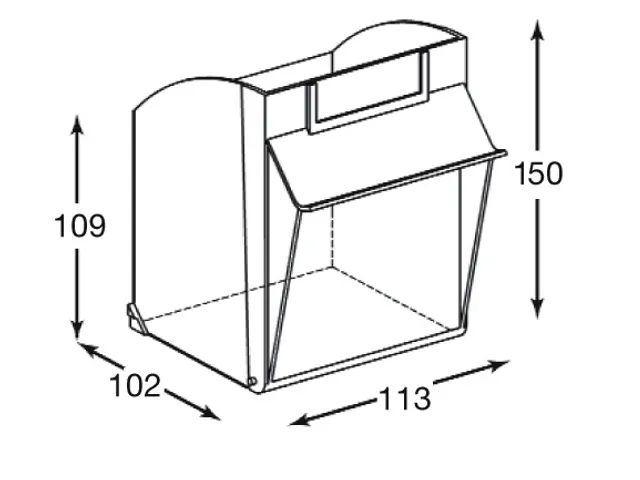 Bloc À Tiroirs Transparents 50Bacs Plastique Abs Corps Ral7035