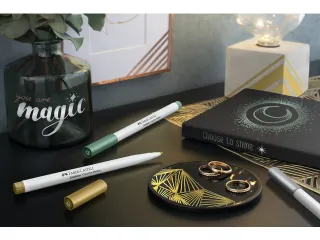 Marker creatief Faber-Castell Goldfaber 1.5 set a 6 stuks Metallic Mom - 3