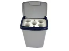 Bekerbak 5-gaats 50 Liter Grijs