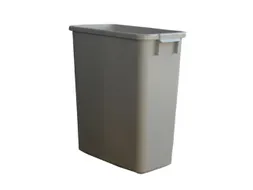 Multifunktionele Bak Pp 590x560x280mm 60 liter 2 Grepen Grijs