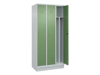locker voor scheiding van kleding,HxBxD 1950x900x500mm,3vak - 2
