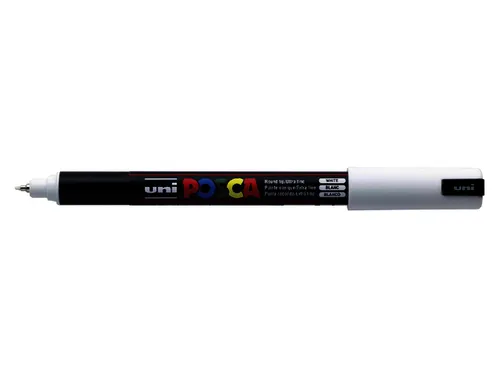Verfstift Posca PC1MR Extra Fijne punt 0,7mm Wit