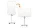Nobo Move & Meet Mobiele Flipover 70x100cm staal grijs