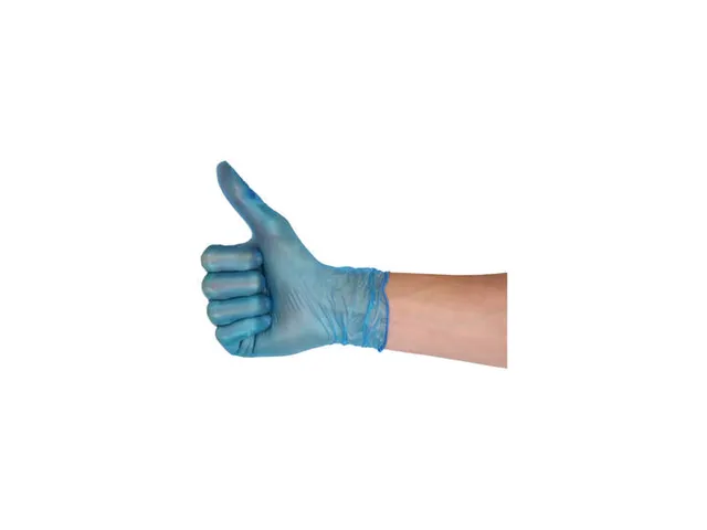 Gant en vinyle non poudré Bleu Small 100 pièces