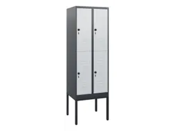dubbeldekse locker,HxBxD 1950x600x500mm,2x2vak.,vak B 300mm