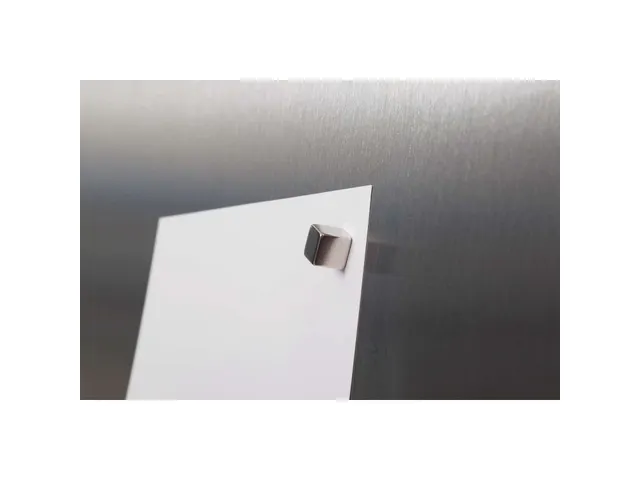 Magneet MAUL Neodymium kubus 10x10x10mm 3.8kg nikkel 4 stuks