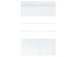 gripzak Raadhuis 40x60mm met schrijfvlak, doos a 24000 stuks