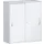 schuifdeurkast,HxBxD 1150x1000x430mm,decor romp wit,decor front wit