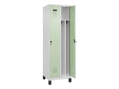 locker voor scheiding van kleding,HxBxD 1950x600x500mm,2vak