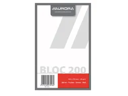 Kladblok Aurora 135x210mm blanco 200 vel 45gr