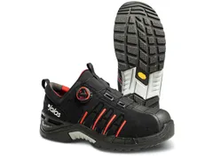 Jalas 9965 Exalter lage S3 veiligheidsschoenen SRC HRO zwart maat W-43