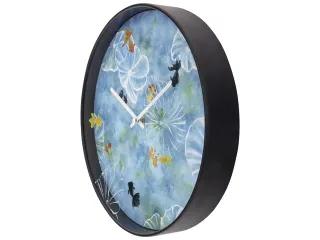 Wandklok Nextime dia 30cm blauw kunststof Pond - 4