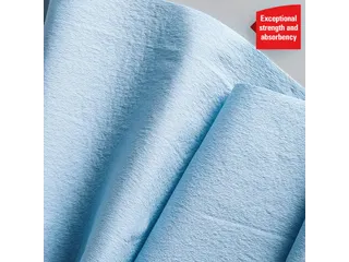 Poetsrol WypAll L20 2-laags 23,5x190m 500vel blauw 7300 - 5